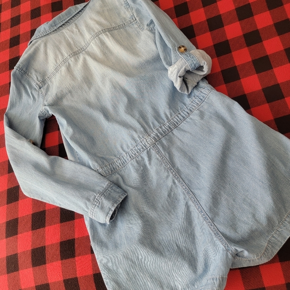 Harper Heritage Chambray Denim Romper - Picture 11 of 12
